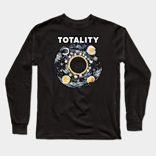 Totality: A Cosmic Dance Long Sleeve T-Shirt